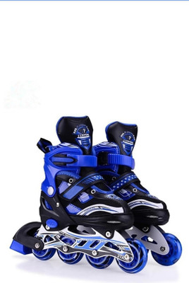 sevriza Inline Skating Shoes Have Diffrent Size With PU LED Wheel In-line Skates - Size Medium UK(Multicolor)