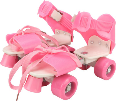 BMT Roller Quad Roller Skates - Size 16-22 UK Quad Roller Skates Quad Roller Skates - Size 4-8 UK(Pink)
