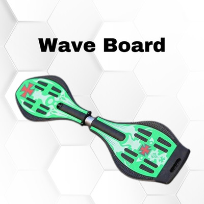 calyxia Wave Board Skate Board with Carry Bag best way to kids play, learn, and enjoy 35 inch x 5 inch Skateboard(Multicolor, Pack of 1)