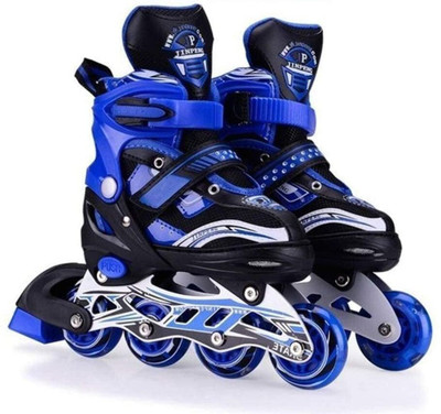 RUMQOL Inline Skates(Blue) In-line Skates - Size 6 To 15 UK(Blue)