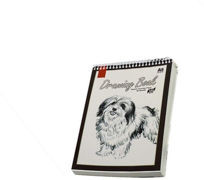 LRS A5 Sketch book 50 Sheets - 5.8 x 8.3 Inch | Top Spiral-Bound -Acid Free Sketch Pad(50 Sheets)