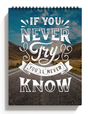 ModernDecor A5 Motivational Sketchbook for Students & Kids Drawing Book, Copy,100 Pages S13 Sketch Pad(50 Sheets)