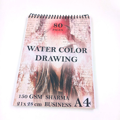 KRASHTIC REDGE Sketch book Top Spiral Bound Sketch Pad 1 Pack 80 Pages 150 GSM Paper Sketch Pad(40 Sheets)