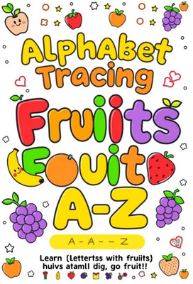 Arvik Alphabet Tracing Book (A–Z) – Fruits Sketch Pad(27 Sheets)