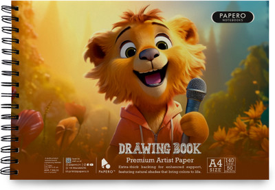 Papero A4 Simba Drawing Book Sketch Pad(50 Sheets)