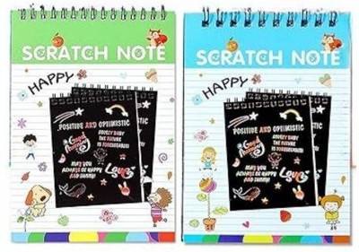 RVK Scratch Book 80 Sketch Pad(10 Sheets, Pack of 2)