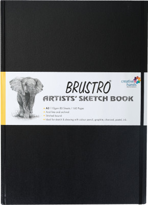 BRuSTRO Artists Sketch Pad(160 Sheets)
