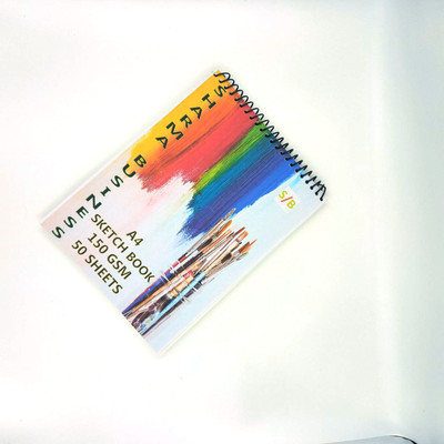KRASHTIC PERDAY 150GSM Spiral Sketch Book For Drawing & Sketching Size 8x11inch Pack of 1 Sketch Pad(40 Sheets)