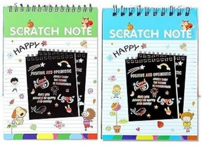 RVK Scratch Book 50 Sketch Pad(10 Sheets, Pack of 2)