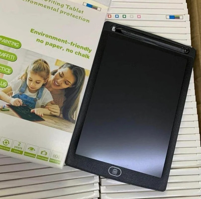 Pragya Good Quality 8.5 Inch E-Writer LCD Writing Pad Paperless Memo Digital Tablet Erase Button & Pen To Write (black color only)) Sketch Pad(1 Sheets, Pack of 5)