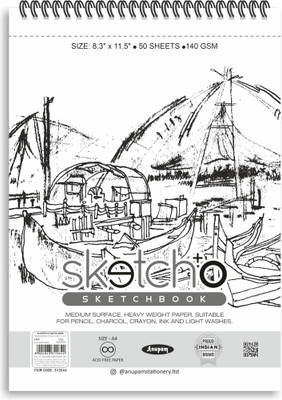 Atrangi Store Anupam Oxfort A4 Sketch book Sketch Pad(50 Sheets)