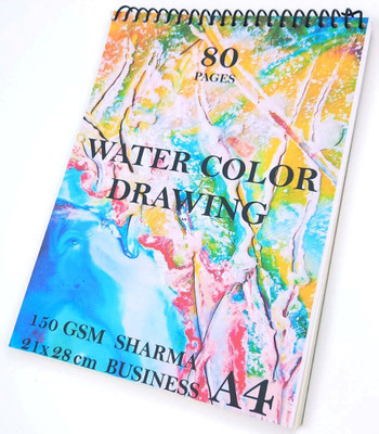 ARETOR A4 Sketch Book Spiral Bound 150 GSM A4 40 Sheets (28 x 21 cm) Sketch Pad(40 Sheets)