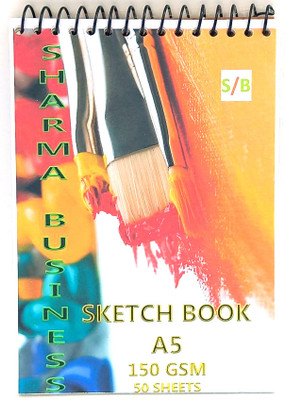 ARETOR Sketch Bound Mini A5 Size, Artists Grade Sheets It is a Art Material Sketch Pad(40 Sheets)