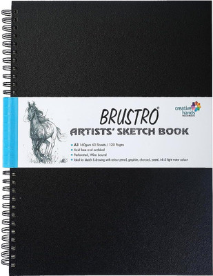 BRuSTRO Artists Sketch Pad(120 Sheets)