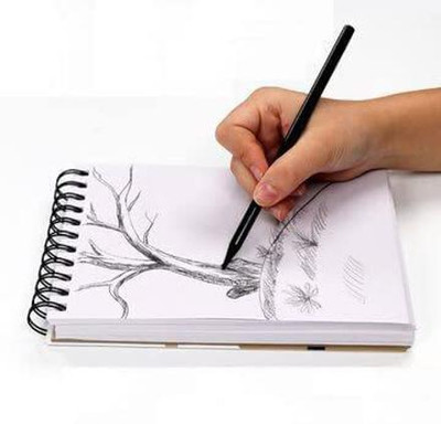 SHARMA BUSINESS A4 Sketch Book For Drawing And Sketch 140 GSM Ivory Sheet For Artists Set of 1 Sketch Pad(50 Sheets)