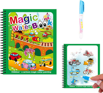 SANGEETAAGARWAL Magic water reusable book Theme,  Scrapbook Kit(Partially Assembled)