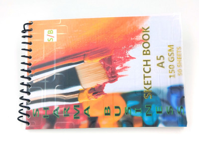 KRASHTIC A5 Drawing book For Sketching & Painting Pack of 1 50 sheet for kids Sketch Pad(50 Sheets)