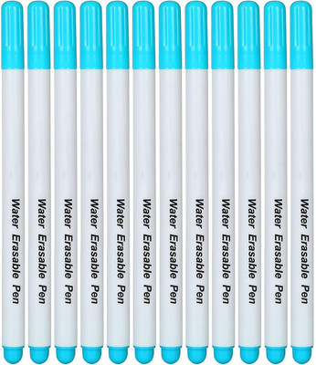 Hunny - Bunch Water Erasable Pen Super Fine Nib Sketch Pens  with Washable Ink(Set of 12, White)