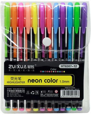 Zuixu Colour Pens Superfine Nib Sketch Pen(Multicolor)