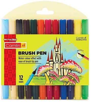 Camlin Kokuyo Flexible Nib Sketch Pen(Multicolor)