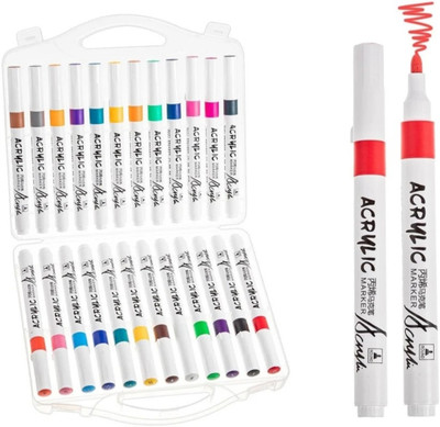 CLOUDEE 01 1nib Nib Sketch Pens(Set of 24, Multicolor)