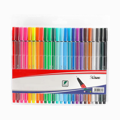 53 Arts 1 Fine Nib Sketch Pens(Set of 24, Multicolor)