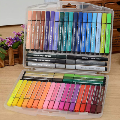 GotrimaWorld 48 Pieces Washable Watercolor Sketch Pen Round Nib Sketch Pens  with Washable Ink(Set of 48, Multicolor)