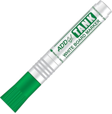Add Gel ADD Gel TANK WHITEBOARD MARKER 10 PCS BOX (Black) BROAD JAPANESE TIP Nib Sketch Pen(Green)