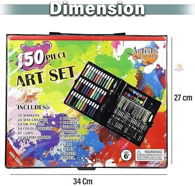 ZNIK 150 Sketch pen Marker Pen Set, Sketch Pens with Washable Ink Nib Nib Sketch Pens  with Washable Ink(Set of 1, Multicolor)