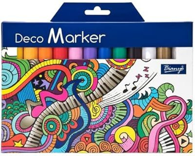 Bluedeal pack of_12 Super Fine Nib Sketch Pens(Set of 1, Multicolor)