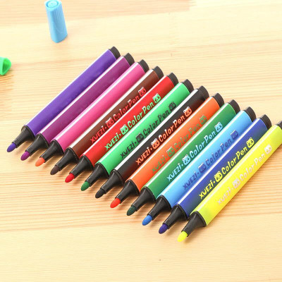 Mr. Auen 24 Color Washable Watercolor Pens Watercolor Nib Sketch Pen(Multicolor)