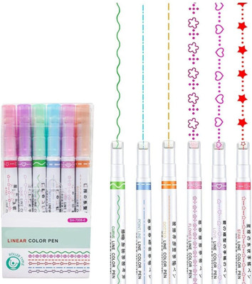 VAJIN 1 1 Nib Sketch Pen(Multicolor)