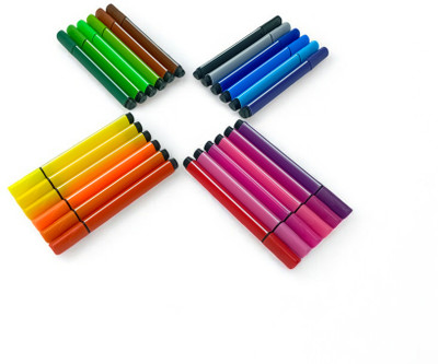 radhey preet Washable Watercolor Sketch Pen Set in 24pcs of Different Colors, RP1160(30) Medium Pointed Nib Nib Sketch Pens  with Washable Ink(Set of 1, Multicolor)