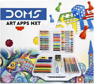 DomsArtnxt Art app nxt No Nib Sketch Pens(Set of 9, Multicolor)