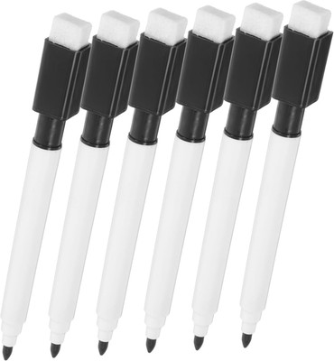 Aryan Utsav Marker pen Dry Erase Markers with Eraser Caps, Whiteboard Markers, Pens with Washable Ink Nib Sketch Pen(Black)