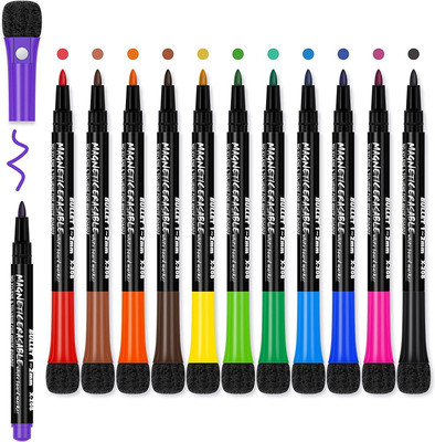 Darsh Enterprise 12 Art Markers Pens na Nib Sketch Pens(Set of 12, Multicolor)