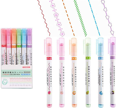 Johnnie Boy Combo Tip Nib Sketch Pen(Multicolor)