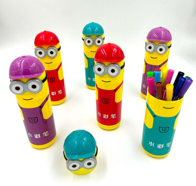 specialyou.in Minion Superfine Nib Sketch Pens(Set of 6, Multicolor)