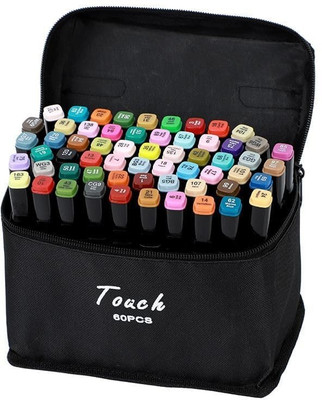 CHEFERYN 1 markers Nib Sketch Pens(Set of 60, Multicolor)