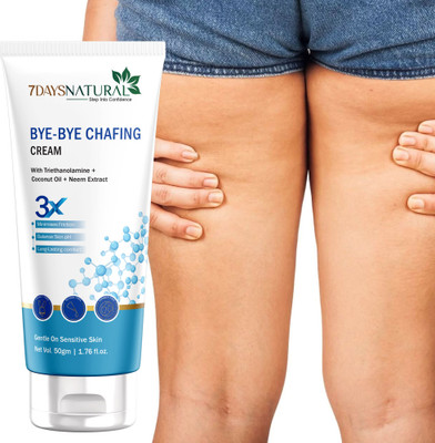 7days natural Intimate Area Anti-Chafing Cream for Men - Anti Rash Cream and Lightens Dark Patches(50 g)