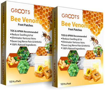 HERBNATURO Bee Venom Foot Patches Sleep Aid with Pain Relief Detox Patch System(200 g)