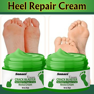 Sonavi Foot Crack Cream For Healing & Sooting of Cracked Heels | for Man & Woman(100 g)