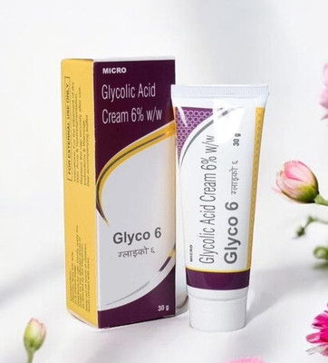 glyco-6 Cream - Dermatologist-Recommended Glycolic Acid Treatment (30g) - Single Pack(30 g)