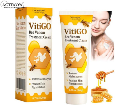 ACTIWOW Vitigo Bee Venom Cream for Bumpy Skin Texture(100 g)