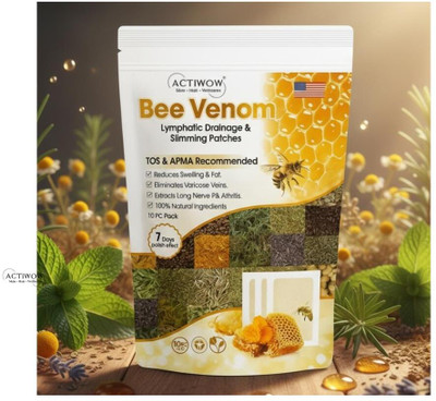 ACTIWOW Bee Venom Foot Patches Restore Balance and Energy While Sleeping SKT(100 g)