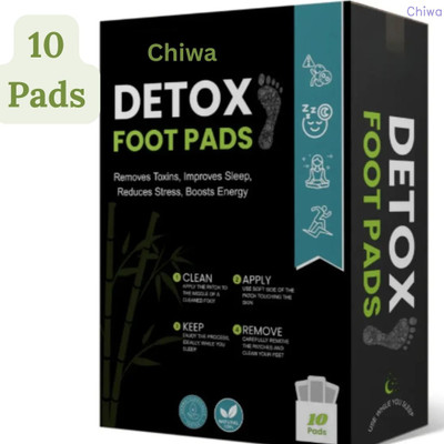 CHIWA New Heal Sutra Detox Foot Pads Toxin-Relief That Give You Light Steps and Calm(100 g)