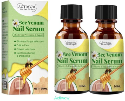 ACTIWOW Bee Venom Nail Serum Root Shield for Cuticle Base A001(20 ml)