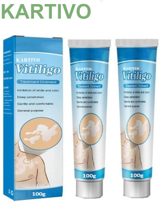 KARTIVO Vitiligo Herbal Texture Cream Pack of 2(200 g)