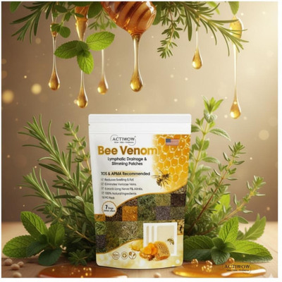 ACTIWOW Bee Venom Foot Patches Fight Fatigue and Flush Out Toxins SKT(100 g)