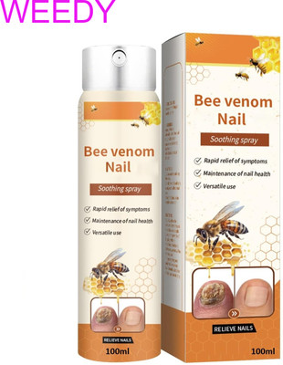 WEEDY Bee Venom Nail Strengthening Spray – Natural Hydration(100 ml)